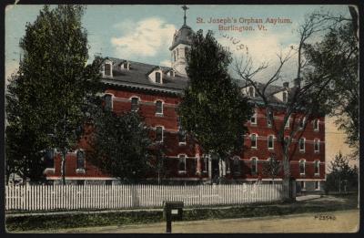 St. Joseph's Orphan Asylum, Burlington, Vt.    