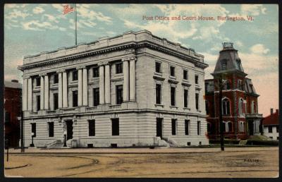 Post Office and Court House, Burlington, Vt.  