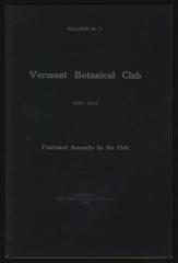 Vermont Botanical Club Bulletin No. 7