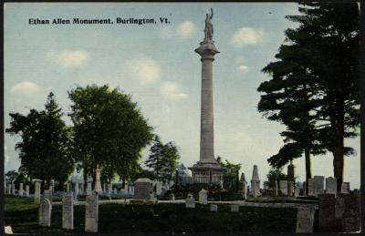 Ethan Allen Monument, Burlington, Vt.