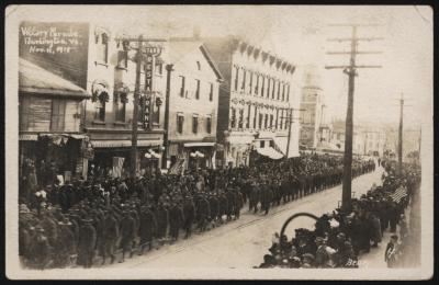 Victory Parade, Burlington, Vt., Nov. 11 1918