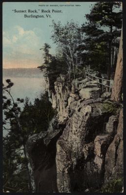 'Sunset Rock,' Rock Point, Burlington. Vt.