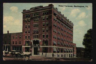Hotel Vermont, Burlington Vt.  