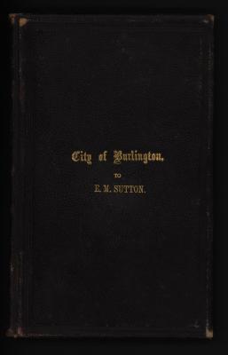 Twenty-Third Annual Report of the City of Burlington, Vermont for the Year Ending December 31, 1887