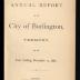 Twenty-Third Annual Report of the City of Burlington, Vermont for the Year Ending December 31, 1887