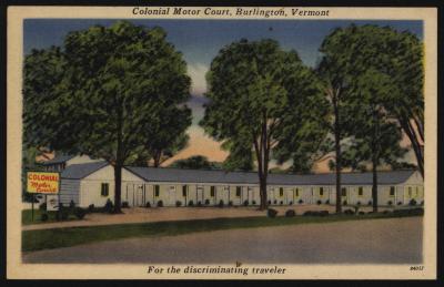 Colonial Motor Court, Burlington, Vermont