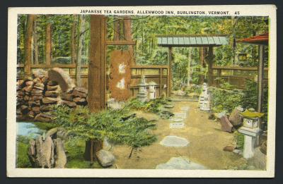 Japanese Tea Gardens, Allenwood Inn, Burlington, Vermont