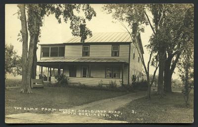 Elms Farm House, The, Shelburne Road, South Burlington, VT.