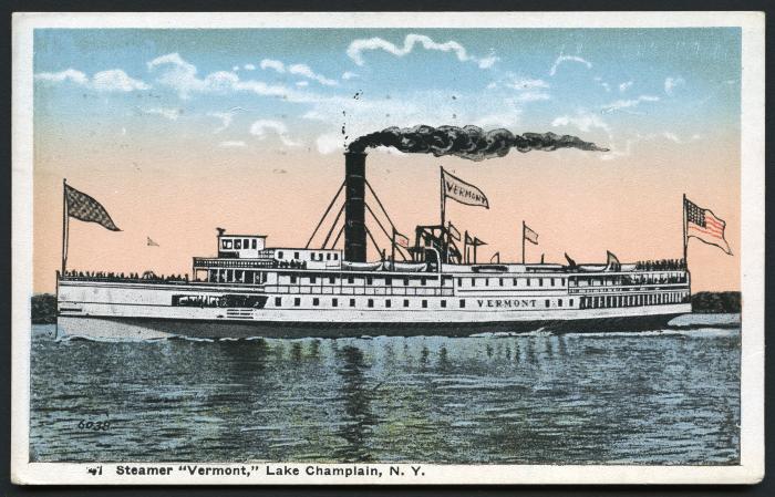 Steamer "Vermont," Lake Champlain, N. Y. 