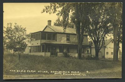 Elms Farm House, The, Shelburne Road, South Burlington, Vt.