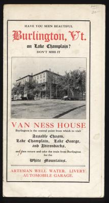 Van Ness House Brochure