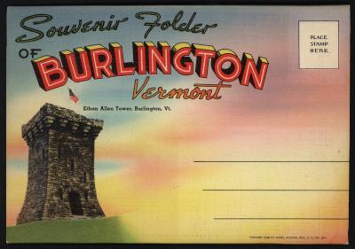 Souvenir Folder of Burlington, Vermont