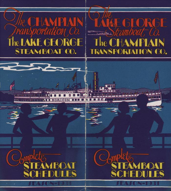 Champlain Transportation Co., The: Complete Steamboat Schedules Season 1931