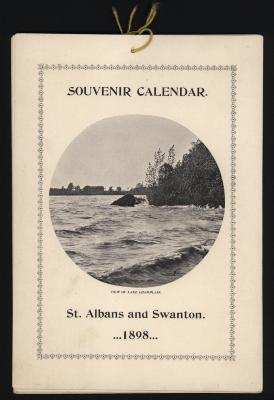 Souvenir Calendar St. Albans and Swanton ... 1898