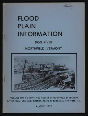 Flood Plain Information: Dog River Northfield, Vermont  